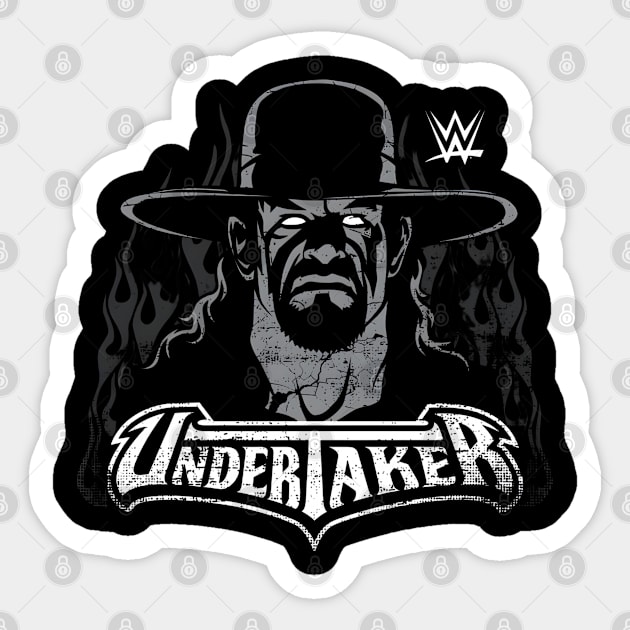 UnderTaker-Never Give Up -WWE Sticker by earngave